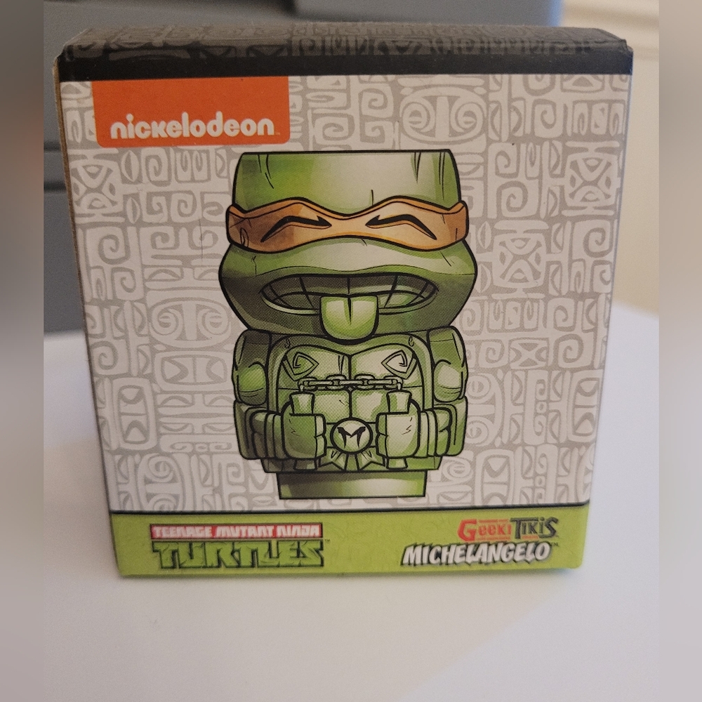 Nickelodeon Mini Geek Tiki,  NinjaTurtle, TMNT, Michaelangelo